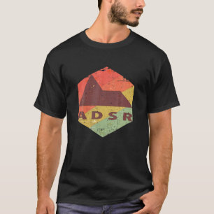 Analoger Modularer Synthesizer ADSR T-Shirt