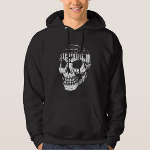 Analoger Modulsynthesizer Totenkopf Musik Synth Ne Hoodie