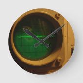 Analoges Oszilloskop 1964 Runde Wanduhr (Vorderseite)