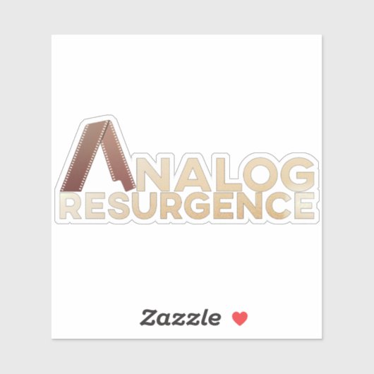 Analoges Wiederaufflammen (individuell geschnitten Aufkleber (Blatt)