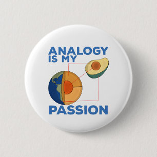 Analogie ist meine Leidenschaft Button