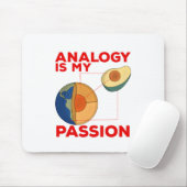 Analogie ist meine Leidenschaft Mousepad (Mit Mouse)