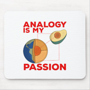 Analogie ist meine Leidenschaft Mousepad