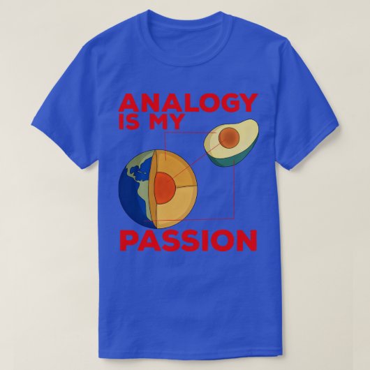 Analogie ist meine Leidenschaft T-Shirt (Design vorne)