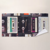 Analogische Audiokassette Badehandtuch (Badehandtuch)