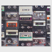 Analogische Audiokassette Geschenkpapier (Flach)