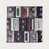 Analogische Audiokassette Wandteppich (Vorderseite (Horizontal))