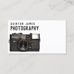 Analogkamera-Fotografie Visitenkarte