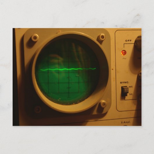 Analogoszilloskop 1964 postkarte (Vorderseite)