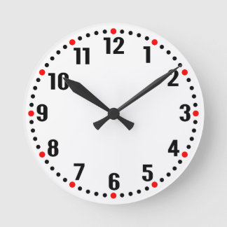Analogstil Runde Wanduhr