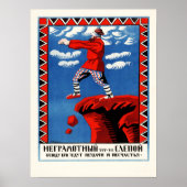 Analphabeten sind genauso Blind wie Poster 1920. (Vorne)