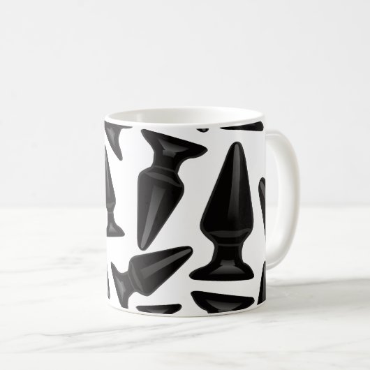 Analplug-Muster-Tasse - DIY Kaffeetasse (VorderseiteRechts)