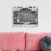 Analyse der Schönheit, Blatt II, 1753 Leinwanddruck (Insitu (Wohnzimmer))