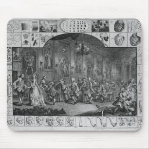 Analyse der Schönheit, Platte II, 1753 Mousepad