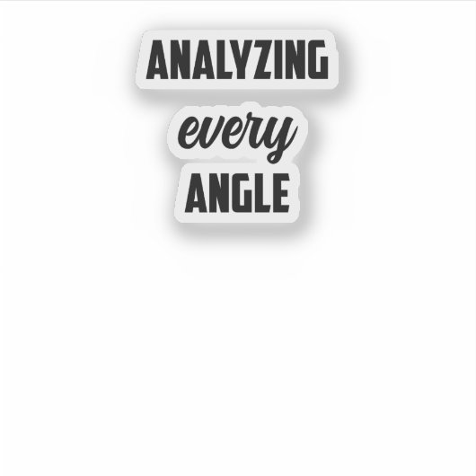 Analyse jedes Angels: Das Bewusstsein der forensis Aufkleber (Vorderseite)