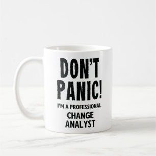 Analyst ändern kaffeetasse