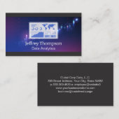 Analytics | Metrics | Financial Data Visitenkarte (Vorne/Hinten)