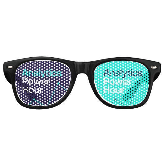 Analytics Power Hour Party Shades Partybrille (Vorderseite)