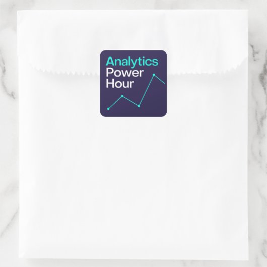Analytics Power Hour Sticker (Tasche)