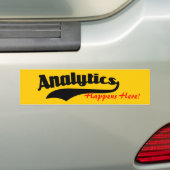 Analytik findet hier statt autoaufkleber (Auf Auto)
