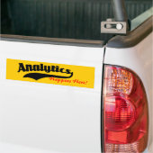 Analytik findet hier statt autoaufkleber (Auf Lkw)