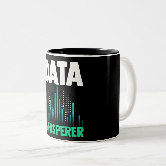 Analytik spricht Datenflüster Zweifarbige Tasse (VorderseiteRechts)