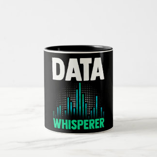 Analytik spricht Datenflüster Zweifarbige Tasse