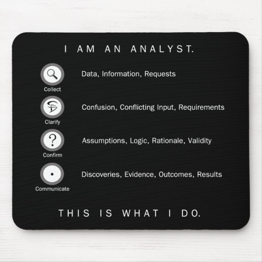 Analytiker Mousepad (Vorne)