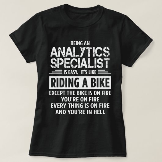 Analytikspezialist T-Shirt (Design vorne)