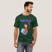 Analytisch lustig T-Shirt (Vorne ganz)