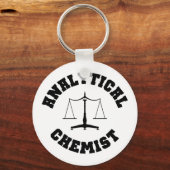 Analytischer Chemist-Schlüsselanhänger Schlüsselanhänger (Vorderseite)