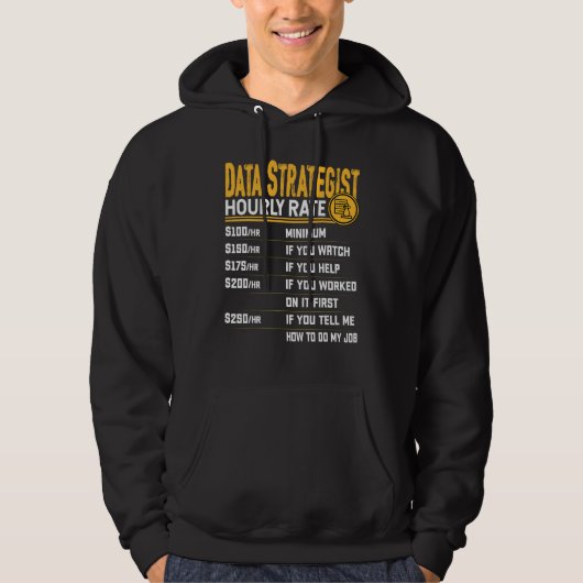Analytischer Experte für Datenanalyse auf Stundenb Hoodie (Vorderseite)
