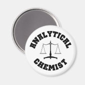 Analytisches Chemist Magnet (Vorderseite/Rückseite)