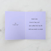 Anam Cara - Freund meines Souls Karte (Innenseite)