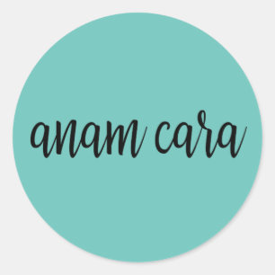Anam Cara Runder Aufkleber