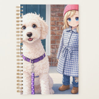 Anami Planner Girl & Puppy Small Best Friends  Planer