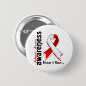 Anämie-Bewusstsein 5 Button (Vorne & Hinten)