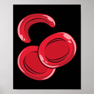Anämie Bewusstsein der Sichelblutzellanämie Poster