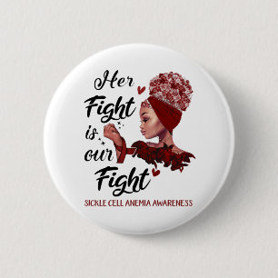 Anämie der Sichelzellen Bewusstsein Ihr Kampf ist Button