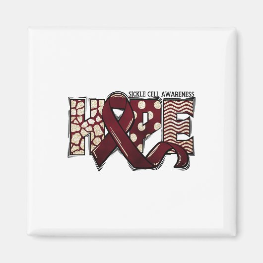Anämie der Sichelzellen Scene Aufklärung Monat Ban Magnet (Vorne)