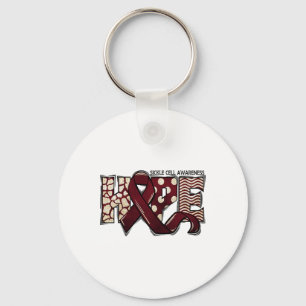 Anämie der Sichelzellen Scene Aufklärung Monat Ban Schlüsselanhänger