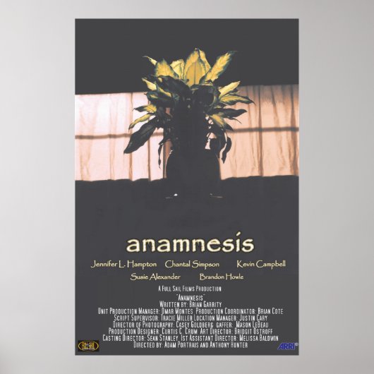 Anamnese Poster (Vorne)