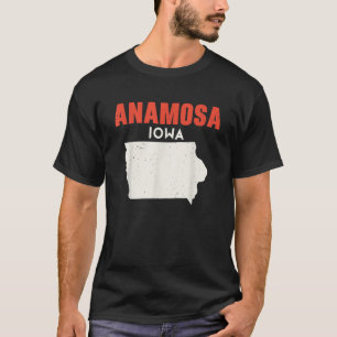Anamosa Iowa USA Staat Amerika Reisen Iowan T-Shirt