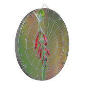 Ananapfelblüte Dartscheibe (Vorderseite Links)