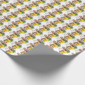 Ananapfelpapier Geschenkpapier (Ecke)