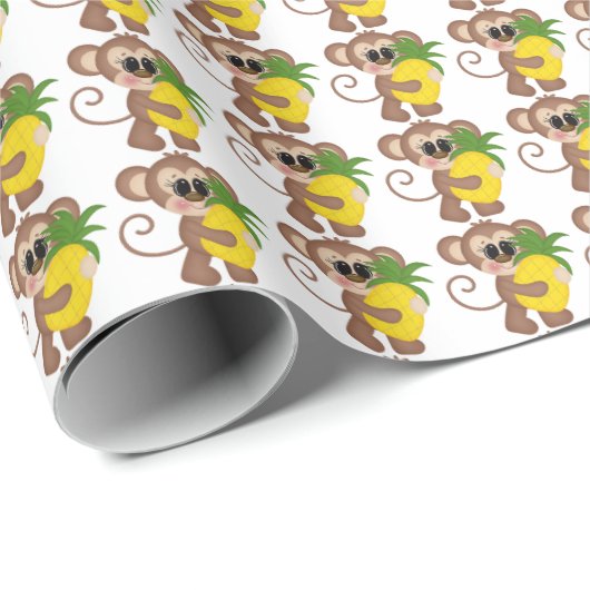 Ananapfelpapier Geschenkpapier (Rolleneckpunkt)