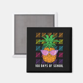 Ananas 100 Tage Schullehrer und Student G Magnet (Vorderseite/Rückseite)