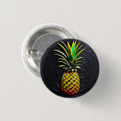 Ananas 3 cm Abzeichen Button (Vorne & Hinten)