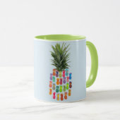 Ananas <3 tasse (VorderseiteRechts)
