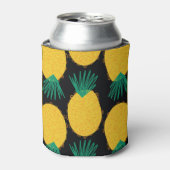 Ananas abstrakt: tropisches Sommermuster. Dosenkühler (Kanne Vorderseite)